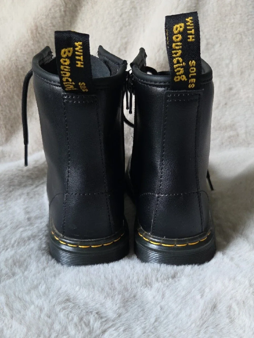 Doc Martens. Dr. Martens Black Zavala Boots- Girls Size 3 🖤💛